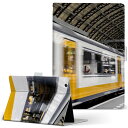 OPPO Pad Air 用 タブレットケース Lサイズ 手帳型 タブレットケース カバー 全機種対応有り レザー フリップ ダイアリー 二つ折り 革 023902 電車 ホーム(2)