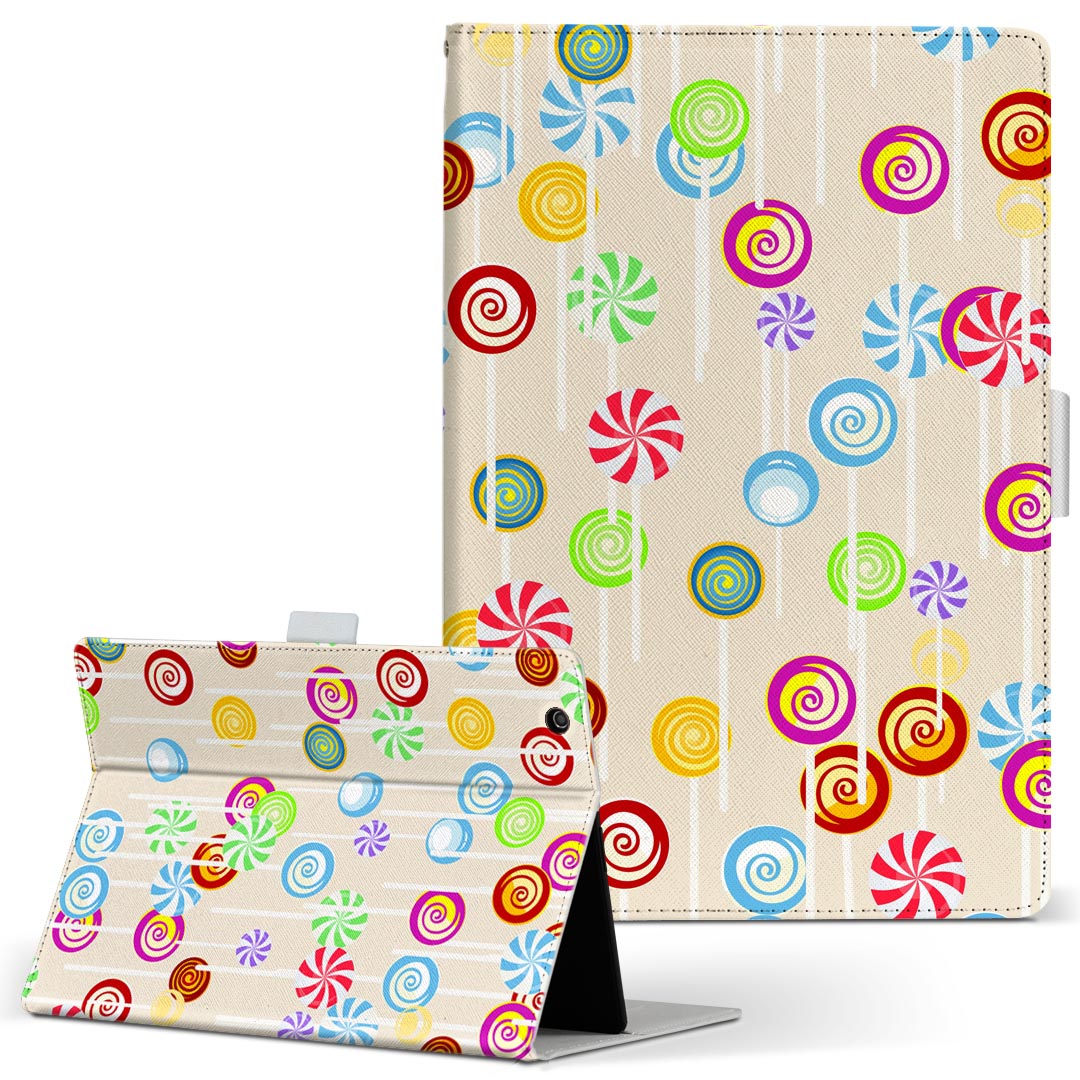 商品特徴・高品質な人工革に継ぎ目のないシームレスな全面デザイン。・業務用の特殊印刷機を使用した高精細プリント。さらにUV加工を施しダメージに強い仕上がり。・動画などの視聴に便利なスタンド機能。・内側に便利なカードスロット＆ロングポケット。・...