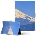 OPPO Pad Air 用 タブレットケース Lサイズ 手帳型 タブレットケース カバー 全機種対応有り レザー フリップ ダイアリー 二つ折り 革 009599 富士山　風景　景色　写真