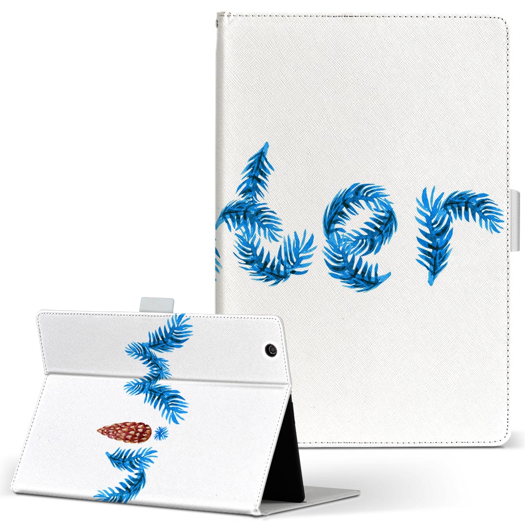 aiwa tab AB8 用 タブレット ケース JA3-TBA0801 / TBA0802 8インチ Mサイズ 手帳型 タブレットケース カバー レザー フリップ ダイアリー 二つ折り 革 015966 ウインター　winter　文字