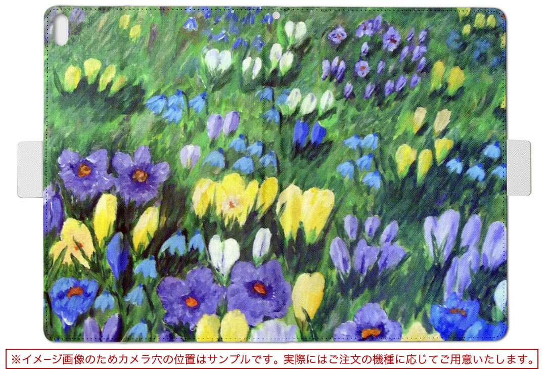 HUAWEI MatePad SE 10.4 専用 タブレットケース Lサイズ 手帳型 タブレットケース カバー 全機種対応有り レザー フリップ ダイアリー 二つ折り 革 023174 花　フラワー　イラスト