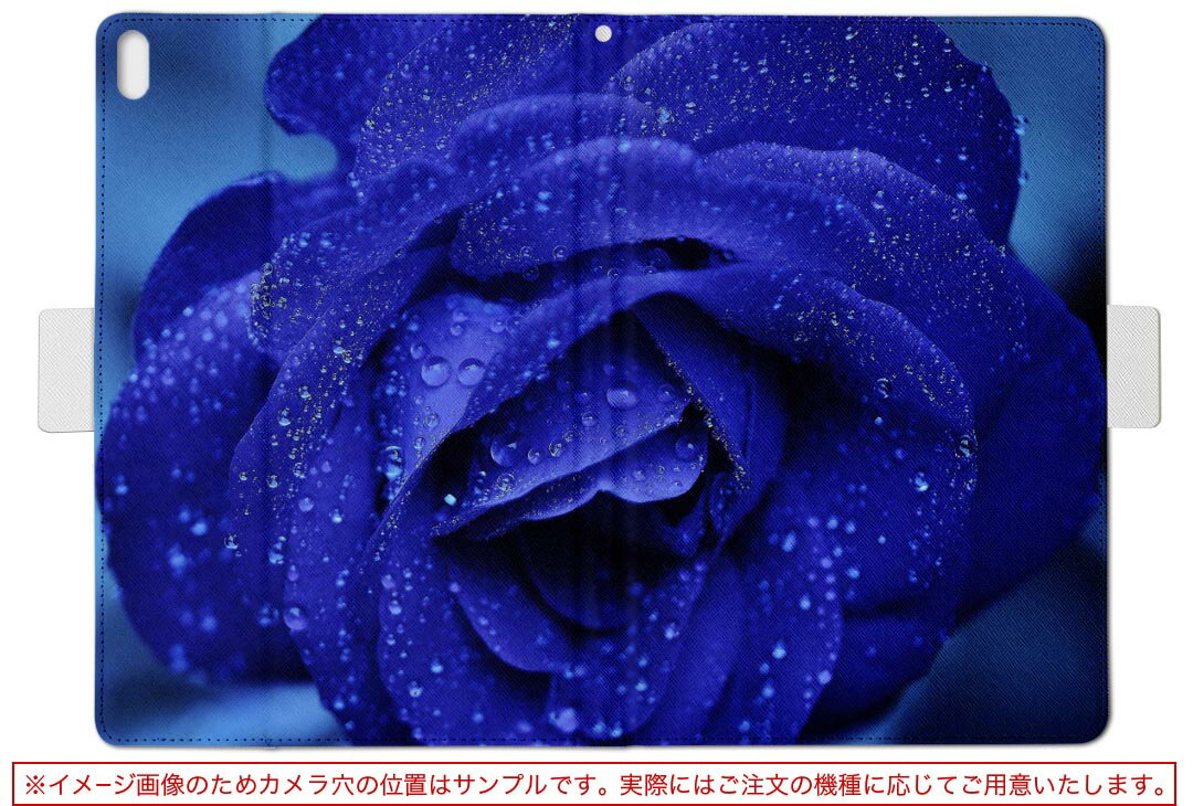 OPPO Pad Air 用 タブレットケース Lサイズ 手帳型 タブレットケース カバー 全機種対応有り レザー フリップ ダイアリー 二つ折り 革 023736 花　フラワー　バラ