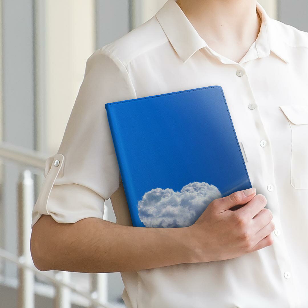 Tablet Z Xperia Tablet エクスペリアタブレット tabletz LLサイズ 手帳型 タブレットケース カバー 全機種対応有り レザー フリップ ダイアリー 二つ折り 革 000904 ハート　空　飛行機