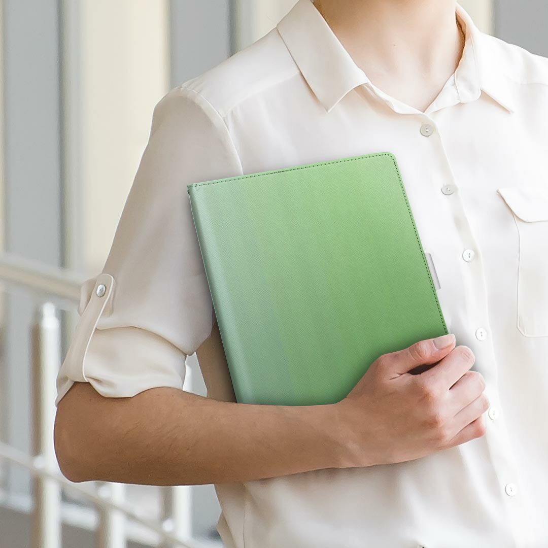 Qua tab PX LGエレクトロニクス quatabpx Mサイズ 手帳型 タブレットケース カバー 全機種対応有り レザー フリップ ダイアリー 二つ折り 革 001830 シンプル　青　緑