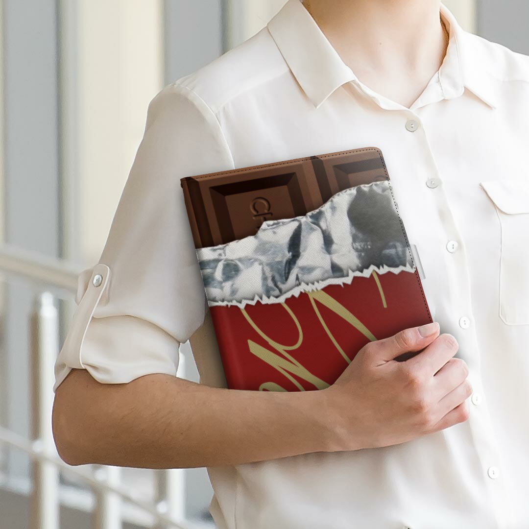 Huawei MediaPad T3 KOB-W09/KOB-L09 メディアパッド t3mediapad Mサイズ 手帳型 タブレットケース カバー 全機種対応有り レザー フリップ ダイアリー 二つ折り 革 002443 チョコレート　ブラウン