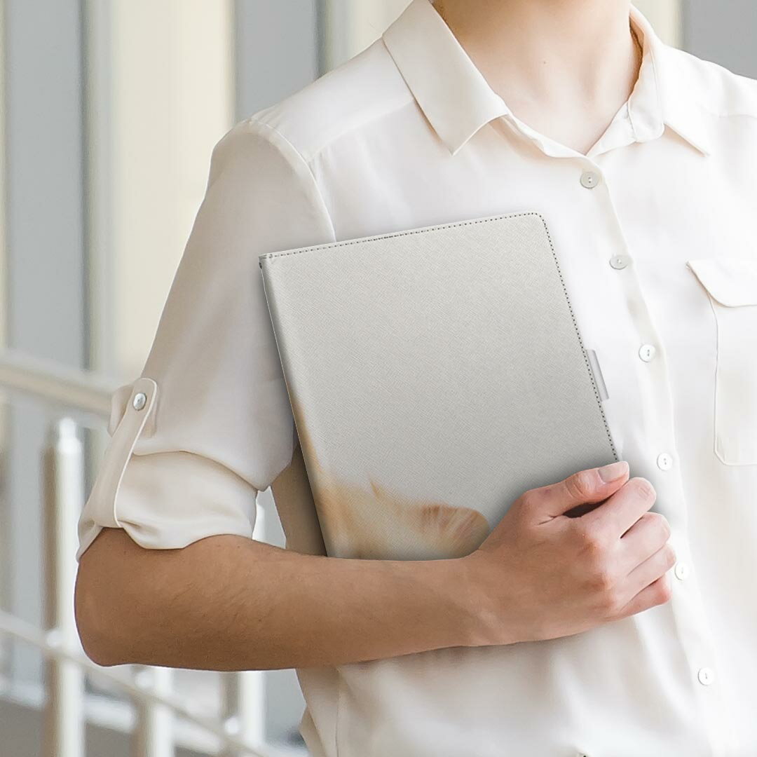 Qua tab PX LGエレクトロニクス quatabpx Mサイズ 手帳型 タブレットケース カバー 全機種対応有り レザー フリップ ダイアリー 二つ折り 革 002911 犬　動物　写真