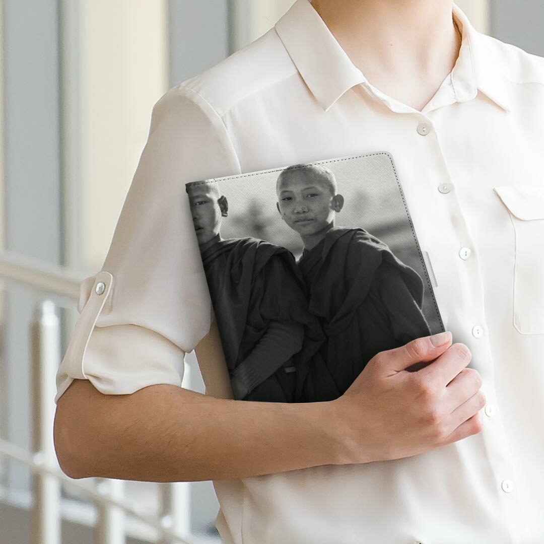 dtab Compact d-02K ディータブコンパクト D02K Mサイズ 手帳型 タブレットケース カバー 全機種対応有り レザー フリップ ダイアリー 二つ折り 革 023015 人物　子供　写真