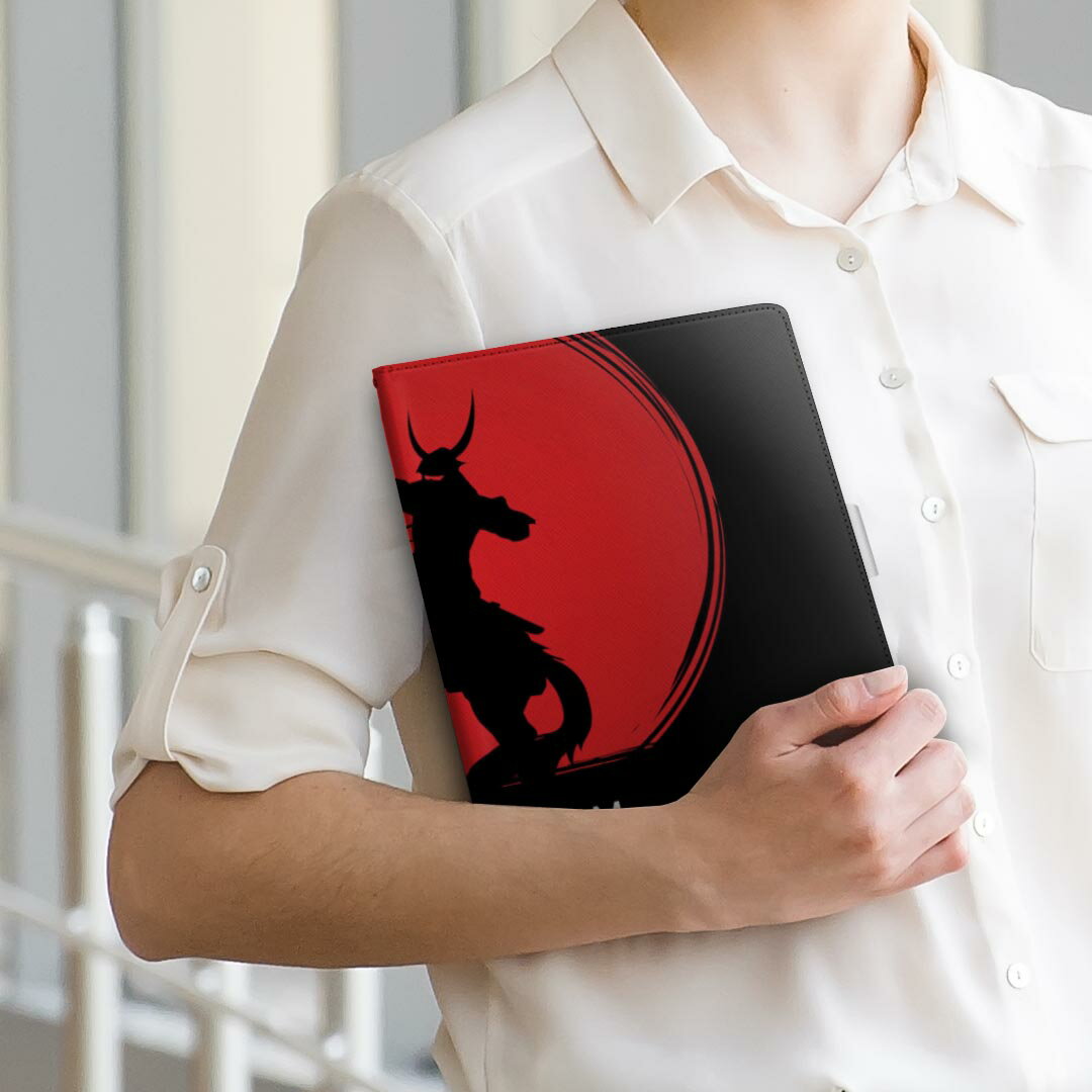 SO-03E Xperia Tablet Z エクスペリアタブレット so03e LLサイズ 手帳型 タブレットケース カバー 全機種対応有り レザー フリップ ダイアリー 二つ折り 革 011529 侍　武士　刀