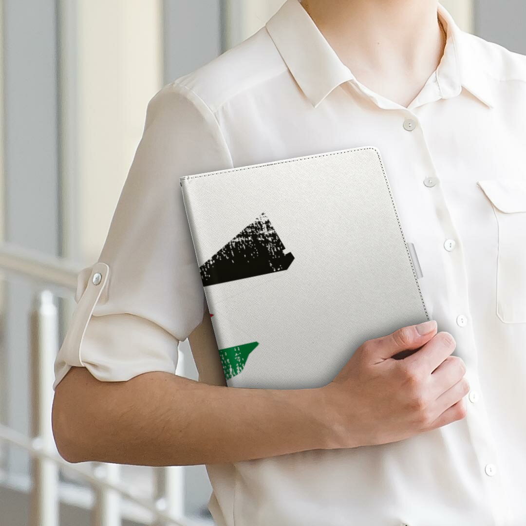 dtab Compact d-42A Lenovo docomo ドコモ Sサイズ 手帳型 タブレットケース カバー 全機種対応有り レザー フリップ ダイアリー 二つ折り 革 018860 国旗 jordan ヨルダン