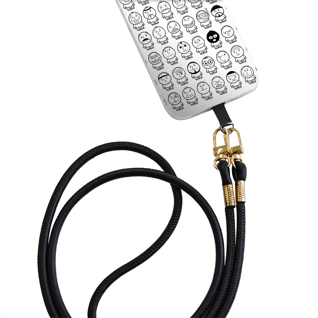 iPhone11Pro 5.8インチ iphone11 pro 専用 ショルダーケース ソフトケース スマホカバー 落下防止 スマホケース 斜めかけ 縄掛けケース 耐衝撃 tpu 000275 キャラクター　人形