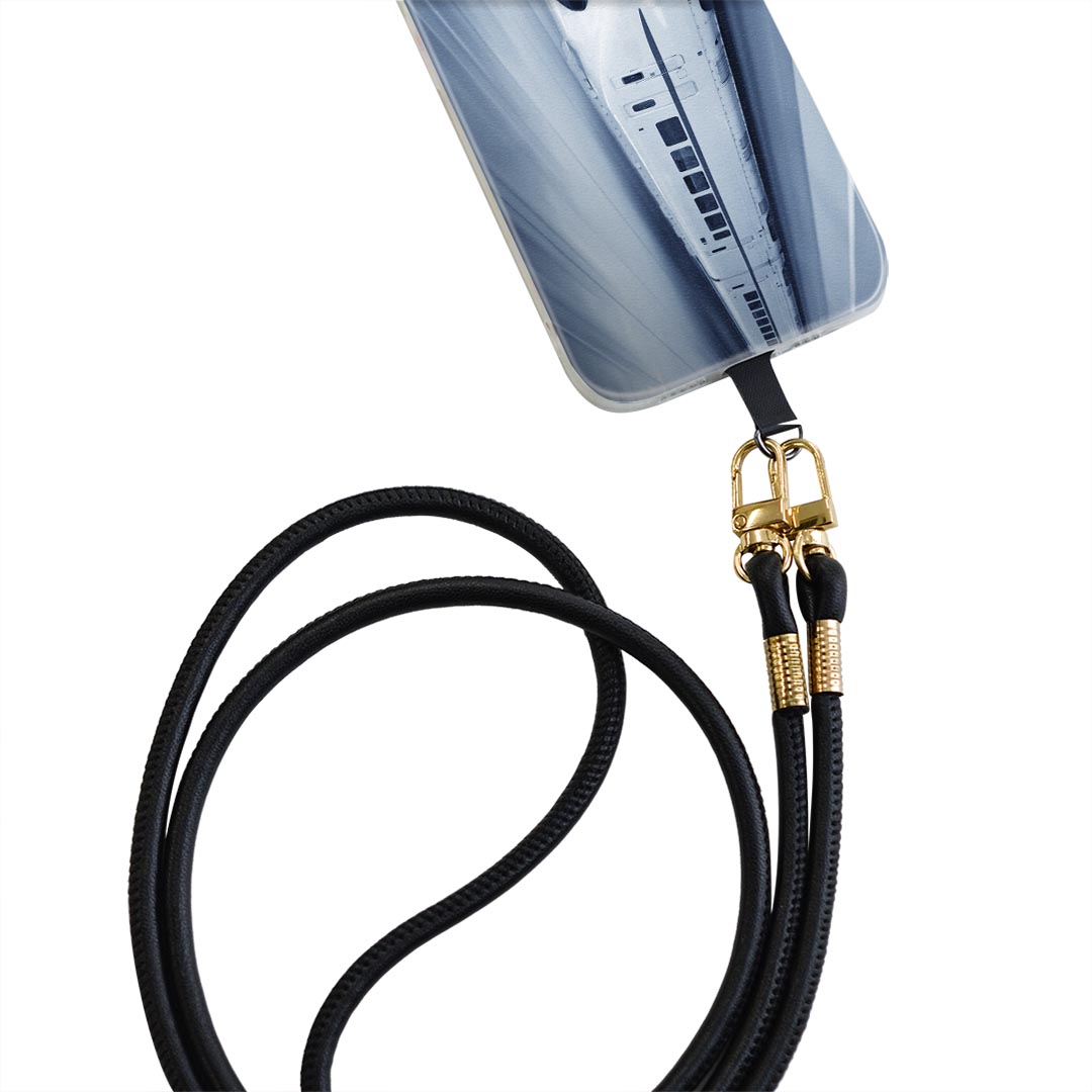 Xperia Ace SO-02L エクスペリア エース so02l 専用 ショルダーケース ソフトケース スマホカバー 落下防止 スマホケース 斜めかけ 縄掛けケース 耐衝撃 tpu 000868 新幹線