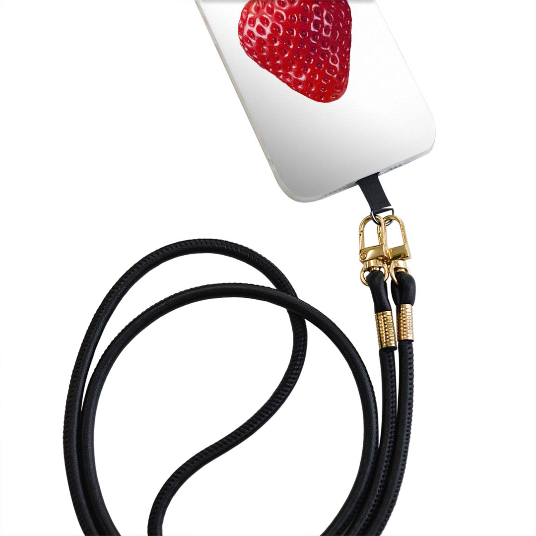 iPhone11Pro 5.8インチ iphone11 pro 専用 ショルダーケース ソフトケース スマホカバー 落下防止 スマホケース 斜めかけ 縄掛けケース 耐衝撃 tpu 000919 イチゴ　フルーツ