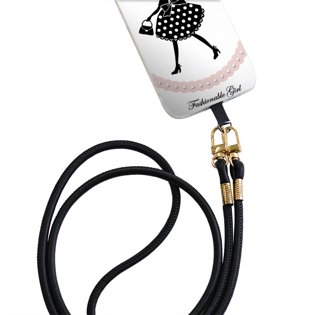 Xperia Ace SO-02L エクスペリア エース so02l 専用 ショルダーケース ソフトケース スマホカバー 落下防止 スマホケース 斜めかけ 縄掛けケース 耐衝撃 tpu 002614 リボン　パール　ガーリー