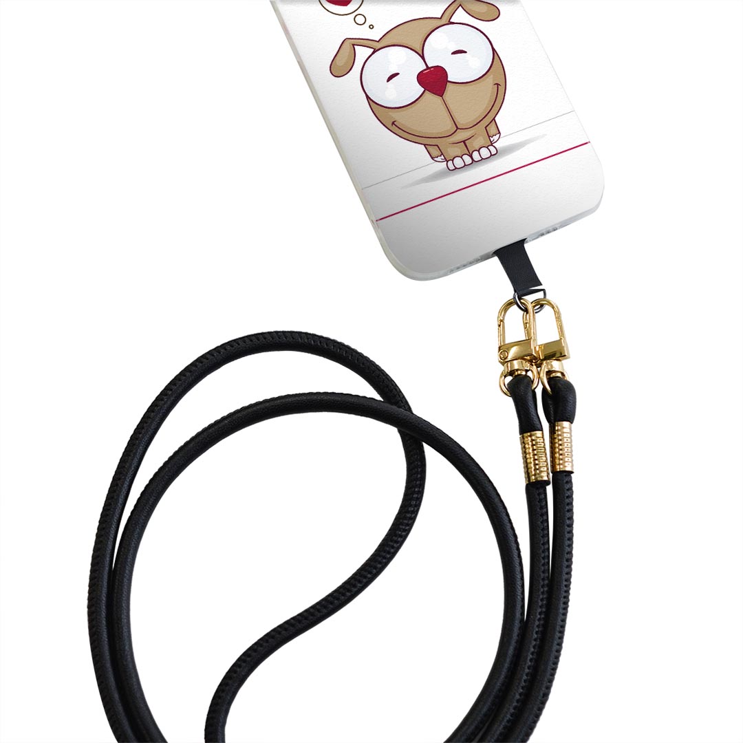 Galaxy A20 SC-02M ギャラクシー sc02m 専用 ショルダーケース ソフトケース スマホカバー 落下防止 スマホケース 斜めかけ 縄掛けケース 耐衝撃 tpu 003343 犬　動物　キャラクター