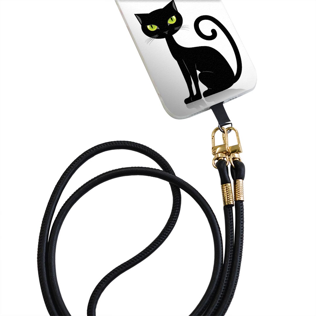 iPhone11Pro 5.8インチ iphone11 pro 専用 ショルダーケース ソフトケース スマホカバー 落下防止 スマホケース 斜めかけ 縄掛けケース 耐衝撃 tpu 003419 猫　動物　キャラクター