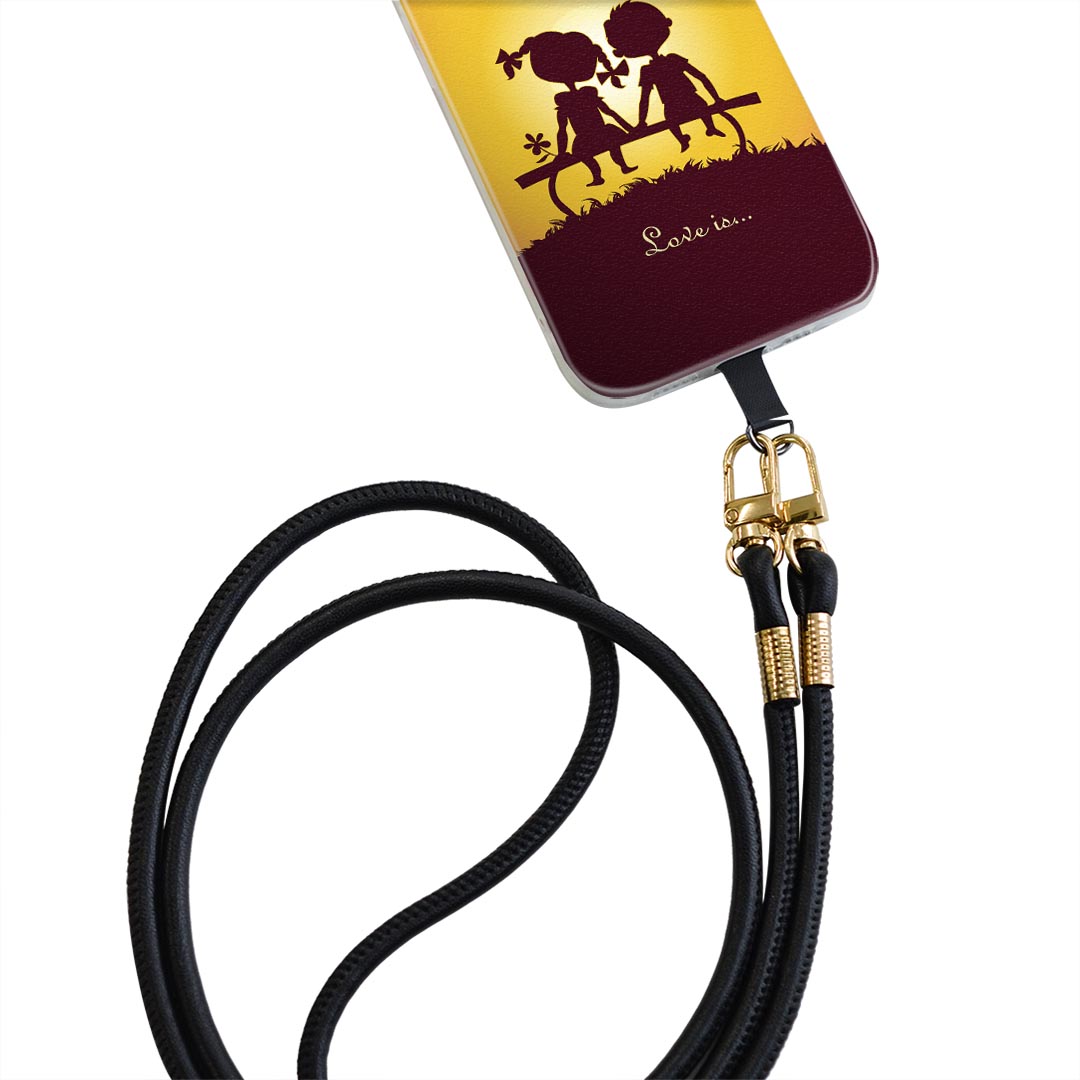 Galaxy A20 SC-02M ギャラクシー sc02m 専用 ショルダーケース ソフトケース スマホカバー 落下防止 スマホケース 斜めかけ 縄掛けケース 耐衝撃 tpu 003510 カップル　英語　キャラクター