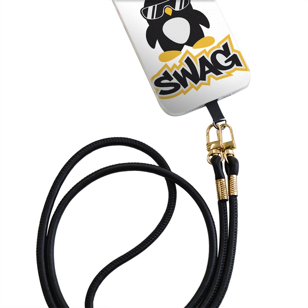 iPhone11Pro 5.8インチ iphone11 pro 専用 ショルダーケース ソフトケース スマホカバー 落下防止 スマホケース 斜めかけ 縄掛けケース 耐衝撃 tpu 003537 ペンギン　動物　キャラクター