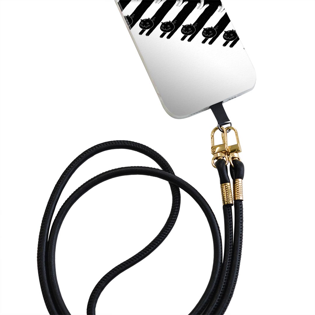 Galaxy A20 SC-02M ギャラクシー sc02m 専用 ショルダーケース ソフトケース スマホカバー 落下防止 スマホケース 斜めかけ 縄掛けケース 耐衝撃 tpu 003650 猫　動物　キャラクター