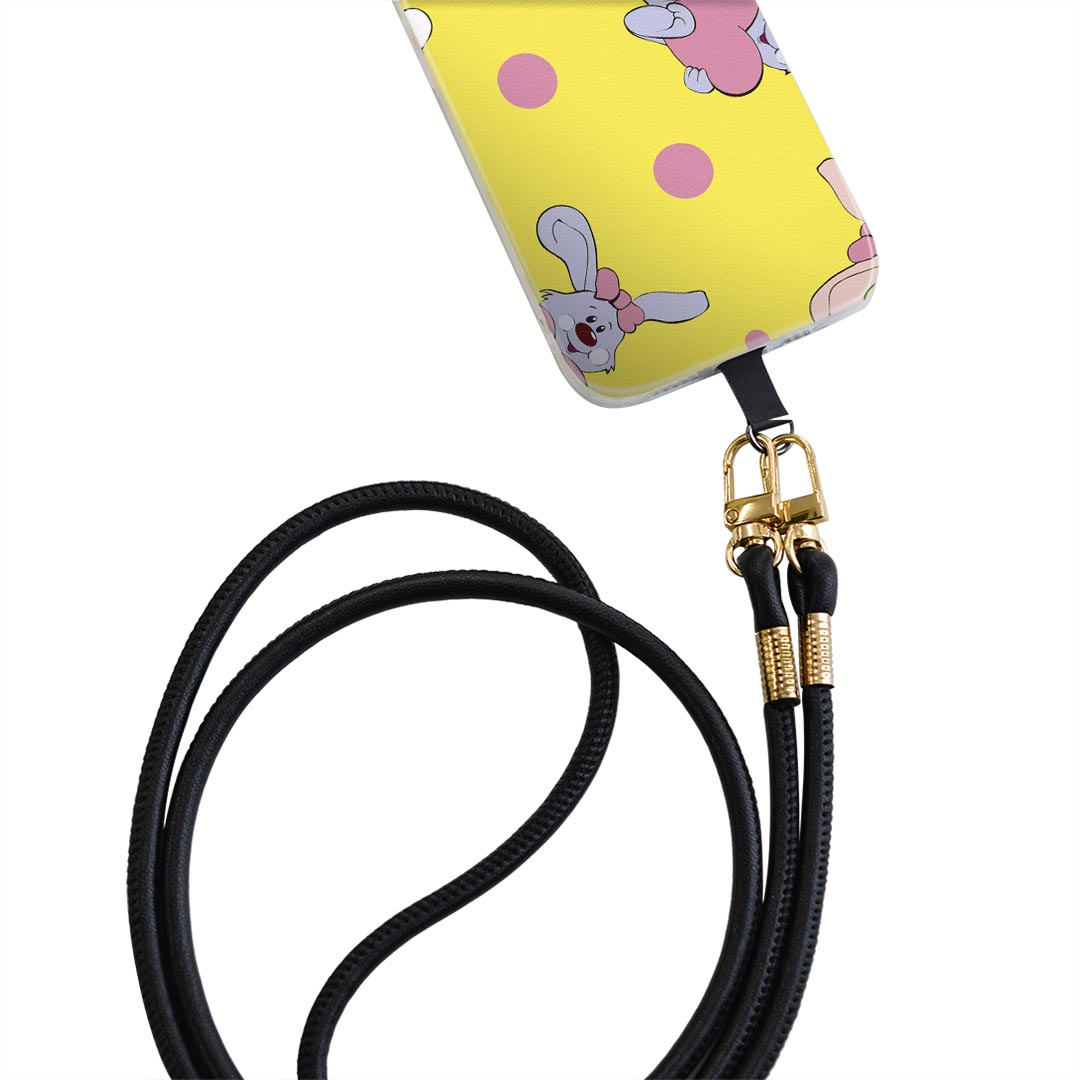 Galaxy A20 SC-02M ギャラクシー sc02m 専用 ショルダーケース ソフトケース スマホカバー 落下防止 スマホケース 斜めかけ 縄掛けケース 耐衝撃 tpu 003928 動物　キャラクター　うさぎ