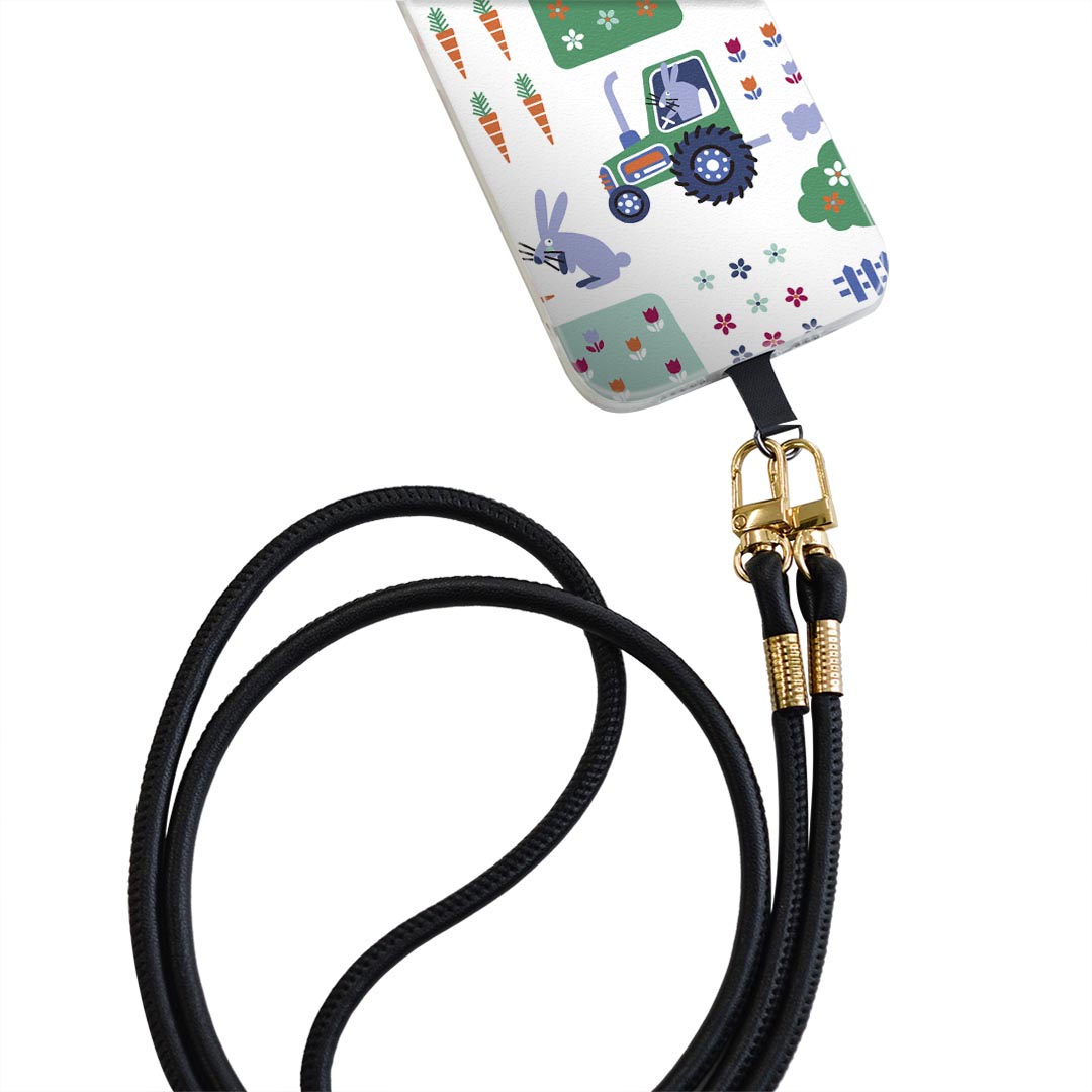 iPhone14pro 6.1インチ 専用 各キャリア iPhone14 Pro プロ 共通対応 ショルダーケース ソフトケース スマホカバー 落下防止 スマホケース 斜めかけ 縄掛けケース 耐衝撃 tpu 003930 うさぎ　動物　キャラクター