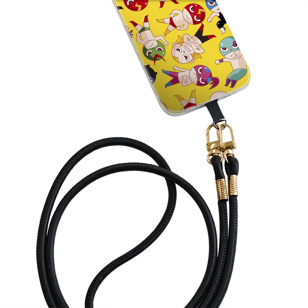 Galaxy A20 SC-02M ギャラクシー sc02m 専用 ショルダーケース ソフトケース スマホカバー 落下防止 スマホケース 斜めかけ 縄掛けケース 耐衝撃 tpu 004305 キャラクター　プロレス