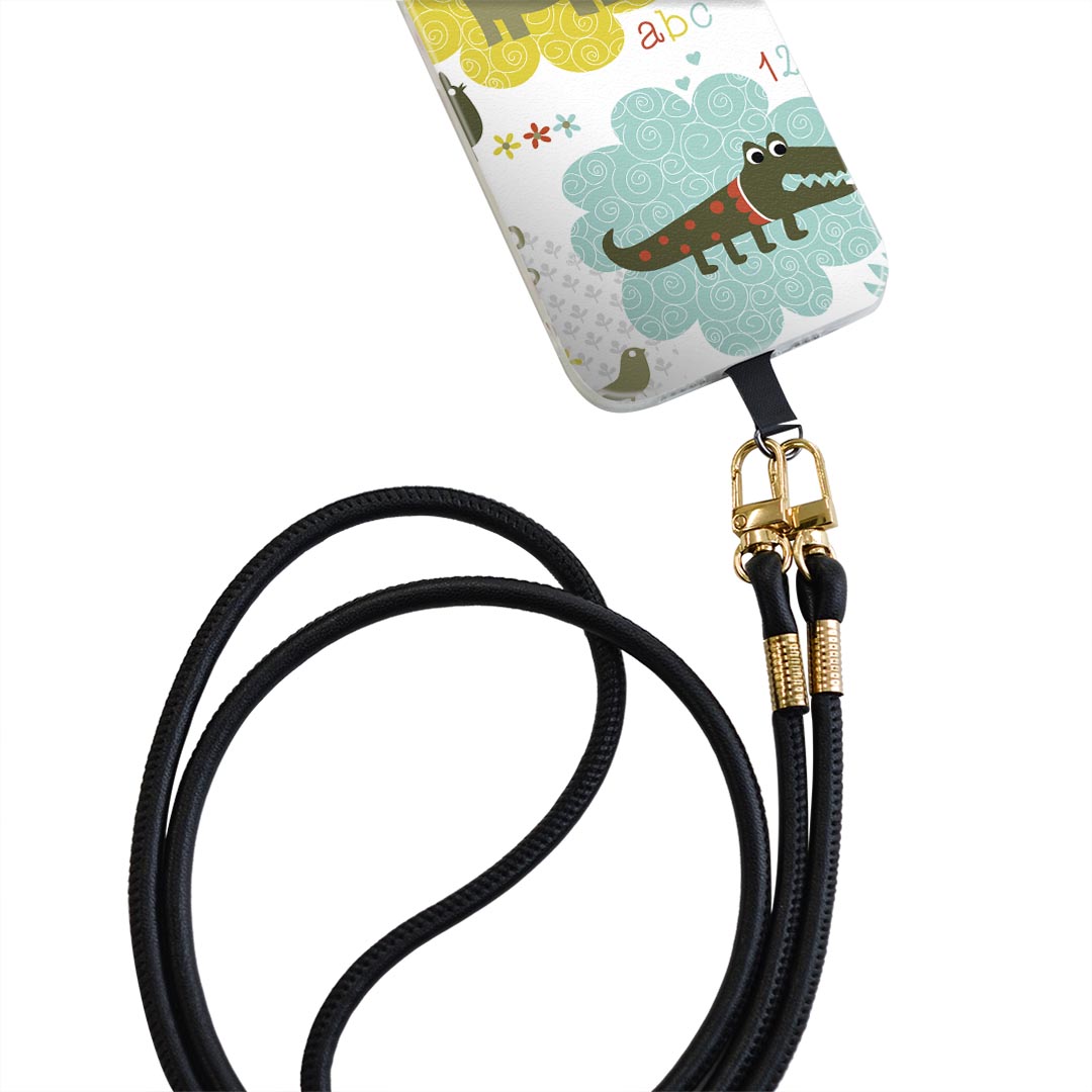 iPhone14pro 6.1インチ 専用 各キャリア iPhone14 Pro プロ 共通対応 ショルダーケース ソフトケース スマホカバー 落下防止 スマホケース 斜めかけ 縄掛けケース 耐衝撃 tpu 004638 動物　キャラクター　イラスト