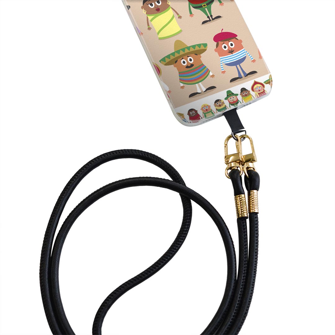 Xperia Ace SO-02L エクスペリア エース so02l 専用 ショルダーケース ソフトケース スマホカバー 落下防止 スマホケース 斜めかけ 縄掛けケース 耐衝撃 tpu 004848 キャラクター　イラスト