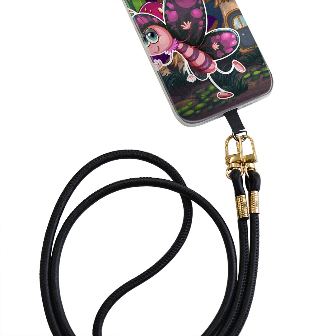 Xperia Ace SO-02L エクスペリア エース so02l 専用 ショルダーケース ソフトケース スマホカバー 落下防止 スマホケース 斜めかけ 縄掛けケース 耐衝撃 tpu 005486 キャラクター　イラスト