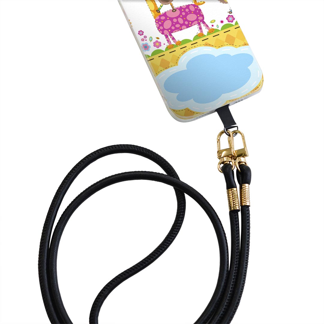 iPhone14pro 6.1インチ 専用 各キャリア iPhone14 Pro プロ 共通対応 ショルダーケース ソフトケース スマホカバー 落下防止 スマホケース 斜めかけ 縄掛けケース 耐衝撃 tpu 007280 動物　カラフル　キャラクター