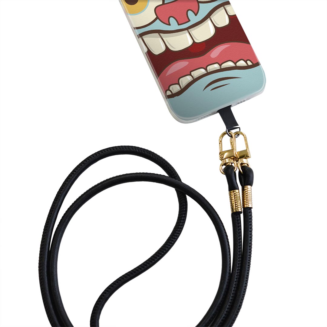 Xperia Ace SO-02L エクスペリア エース so02l 専用 ショルダーケース ソフトケース スマホカバー 落下防止 スマホケース 斜めかけ 縄掛けケース 耐衝撃 tpu 008107 水色　キャラクター　イラスト