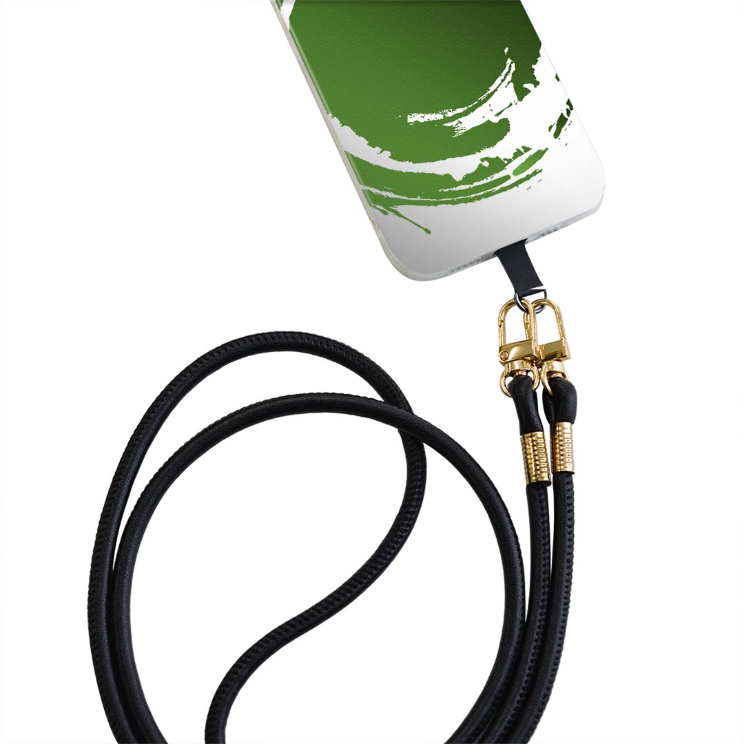 iPhone11Pro 5.8インチ iphone11 pro 専用 ショルダーケース ソフトケース スマホカバー 落下防止 スマホケース 斜めかけ 縄掛けケース 耐衝撃 tpu 008411 インク　ペンキ　緑　グリーン