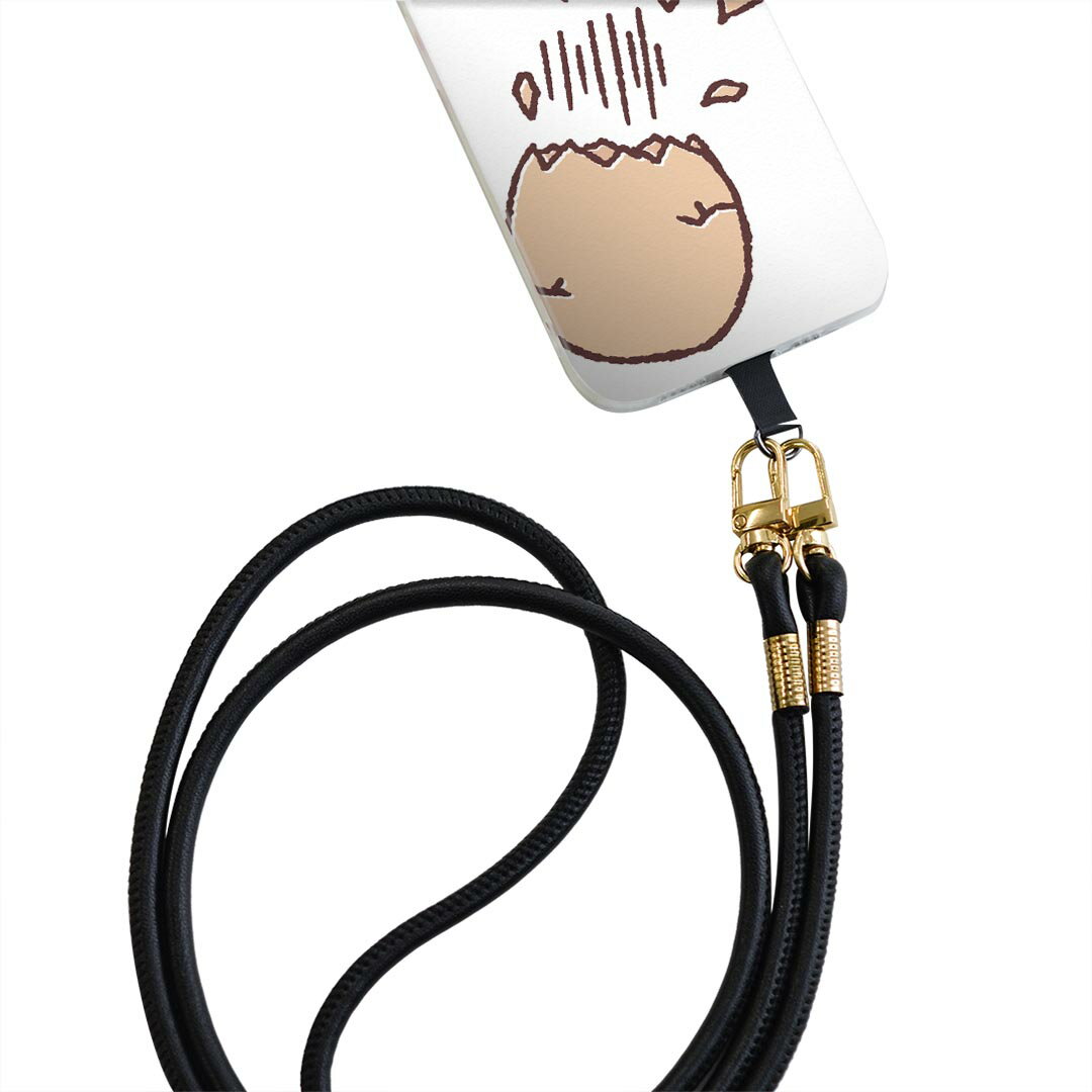 iPhone11Pro 5.8インチ iphone11 pro 専用 ショルダーケース ソフトケース スマホカバー 落下防止 スマホケース 斜めかけ 縄掛けケース 耐衝撃 tpu 009558 鳥　ひよこ　キャラクター