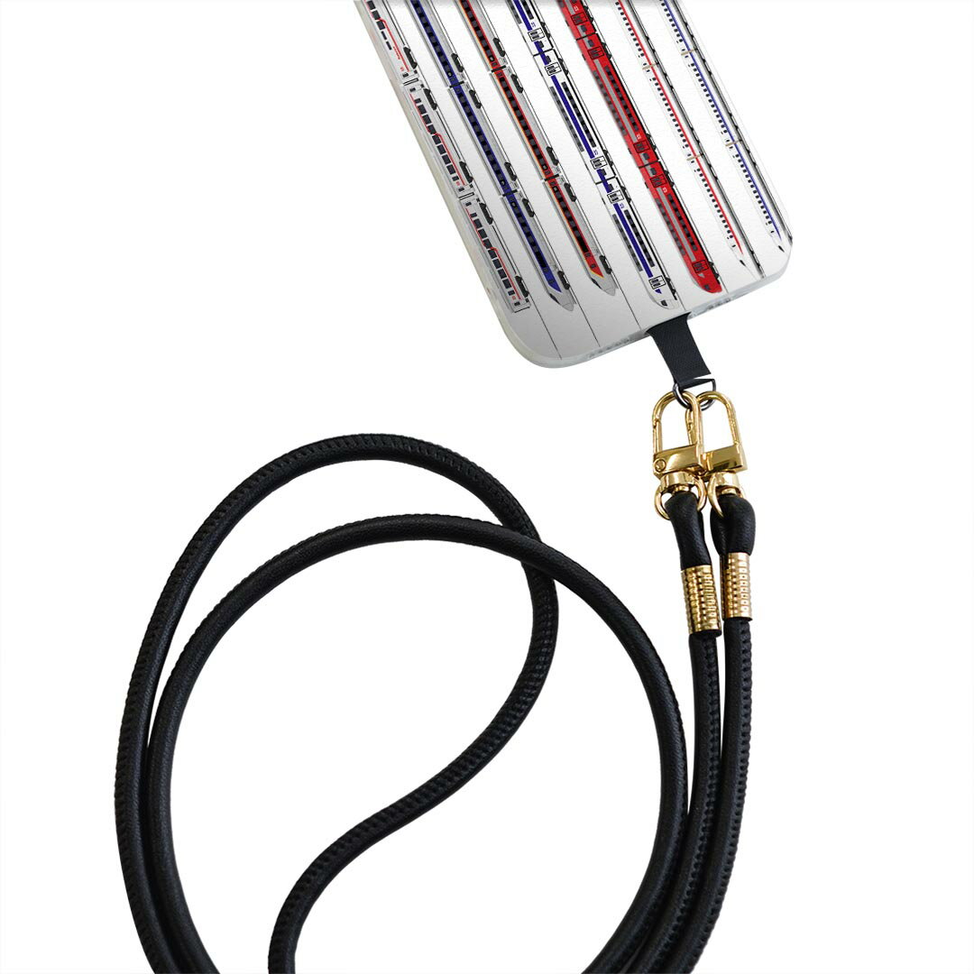 iPhone14pro 6.1インチ 専用 各キャリア iPhone14 Pro プロ 共通対応 ショルダーケース ソフトケース スマホカバー 落下防止 スマホケース 斜めかけ 縄掛けケース 耐衝撃 tpu 013216 乗り物　新幹線　電車