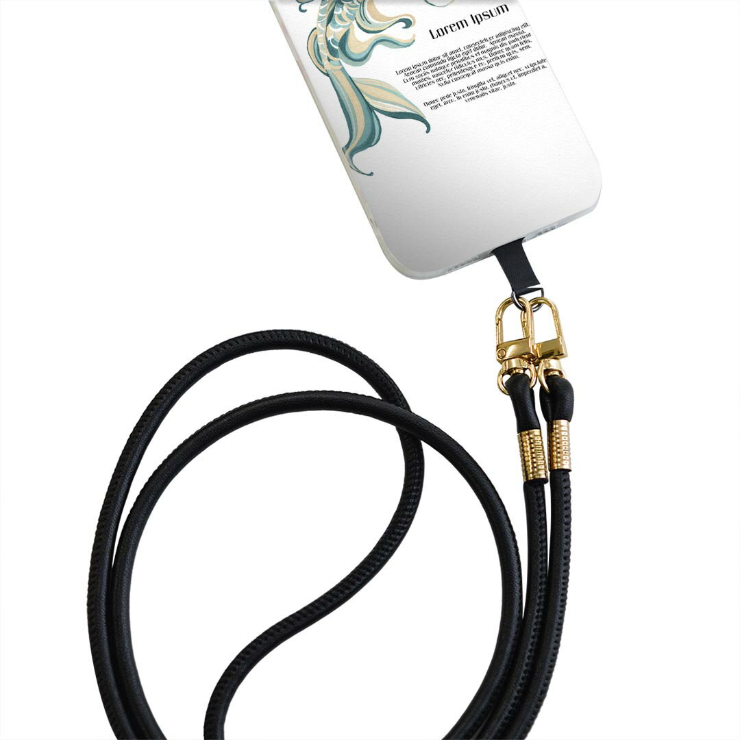 Xperia Ace SO-02L エクスペリア エース so02l 専用 ショルダーケース ソフトケース スマホカバー 落下防止 スマホケース 斜めかけ 縄掛けケース 耐衝撃 tpu 015257 鯉　魚　こどもの日　英字