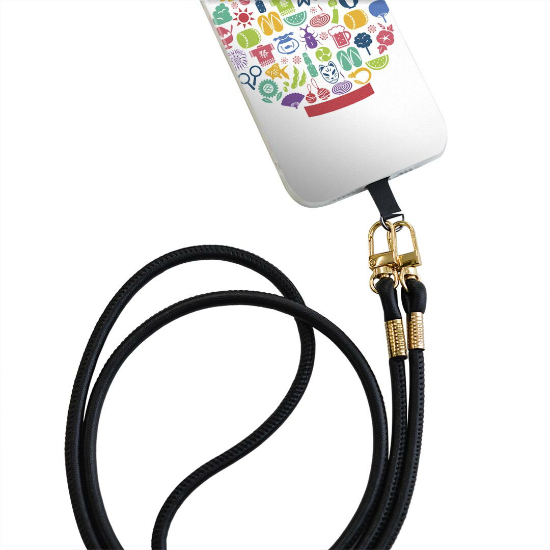 iPhone14pro 6.1インチ 専用 各キャリア iPhone14 Pro プロ 共通対応 ショルダーケース ソフトケース スマホカバー 落下防止 スマホケース 斜めかけ 縄掛けケース 耐衝撃 tpu 015437 夏　提灯　デコ