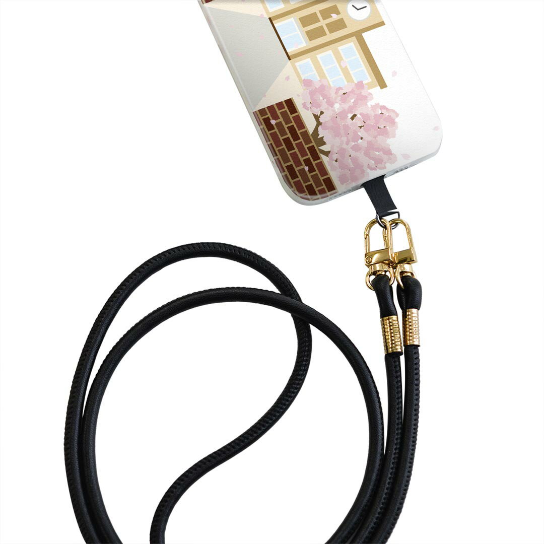 Xperia Ace SO-02L エクスペリア エース so02l 専用 ショルダーケース ソフトケース スマホカバー 落下防止 スマホケース 斜めかけ 縄掛けケース 耐衝撃 tpu 015446 入学　新一年生　ランドセル　デコ