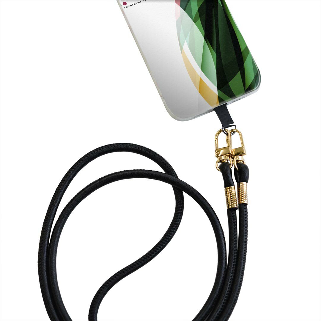 Xperia Ace SO-02L エクスペリア エース so02l 専用 ショルダーケース ソフトケース スマホカバー 落下防止 スマホケース 斜めかけ 縄掛けケース 耐衝撃 tpu 016286 カラフル　螺線