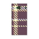 URBANO V03 【2個以上送料無料】スマホ カバー 全機種対応 あり URBANO V03 ケース スマホケース スマホカバー PC ハードケース URBANO アルバーノ チェック ブラウン オレンジ チェック・ボーダー 003811 KYOCERA 京セラ au エーユー