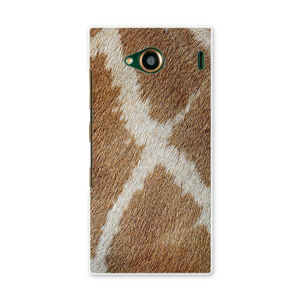 URBANO V03 URBANO アルバーノ urbanov03 au エーユー スマホ カバー ケース スマホケース スマホカバー PC ハードケース ジラフ柄　動物　模様 アニマル 006215