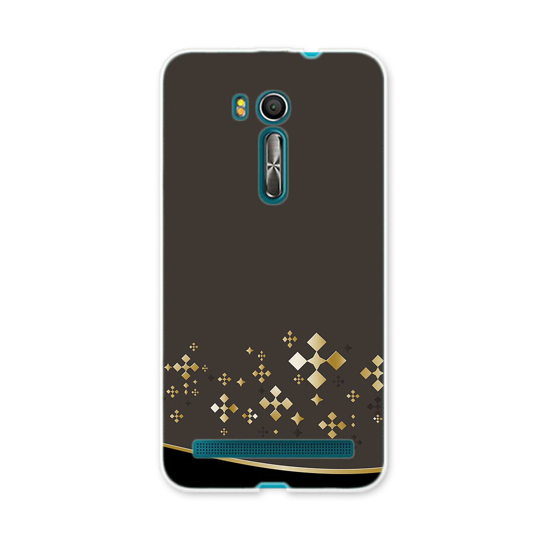 ZenFone Go ZB551KL ASUS zb551kl simfree SIMフリー スマホ カバー スマホケース スマホカバー PC ハードケース 黒　ブラック ラグジュアリー 006764