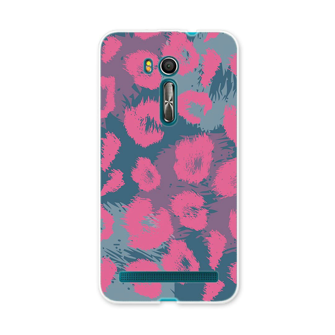 ZenFone Go ZB551KL ASUS zb551kl simfree SIMフリー スマホ カバー スマホケース スマホカバー PC ハードケース ヒョウ柄　アニマル柄　カラフル 011581