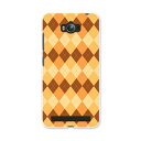 ZenFone Max ZC550KL 【2個以上送料無料】スマホ カバー 全機種対応 あり ZenFone Max ケース スマホケース スマホカバー PC ハードケース ZenFone Max ZC550KL チェック オレンジ アーガイル チェック・ボーダー 008116 ASUS エイスース simfree SIMフリー