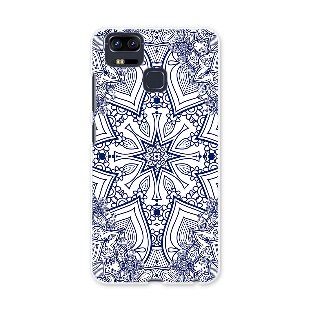 ZE553KL ZenFone Zoom S ze553kl simfree SIM Free Cover Cuerpo de teléfonos inteligentes Cuerpo de teléfonos inteligentes PC Cuerpo de teléfonos inteligentes Asia Flor azul 010251