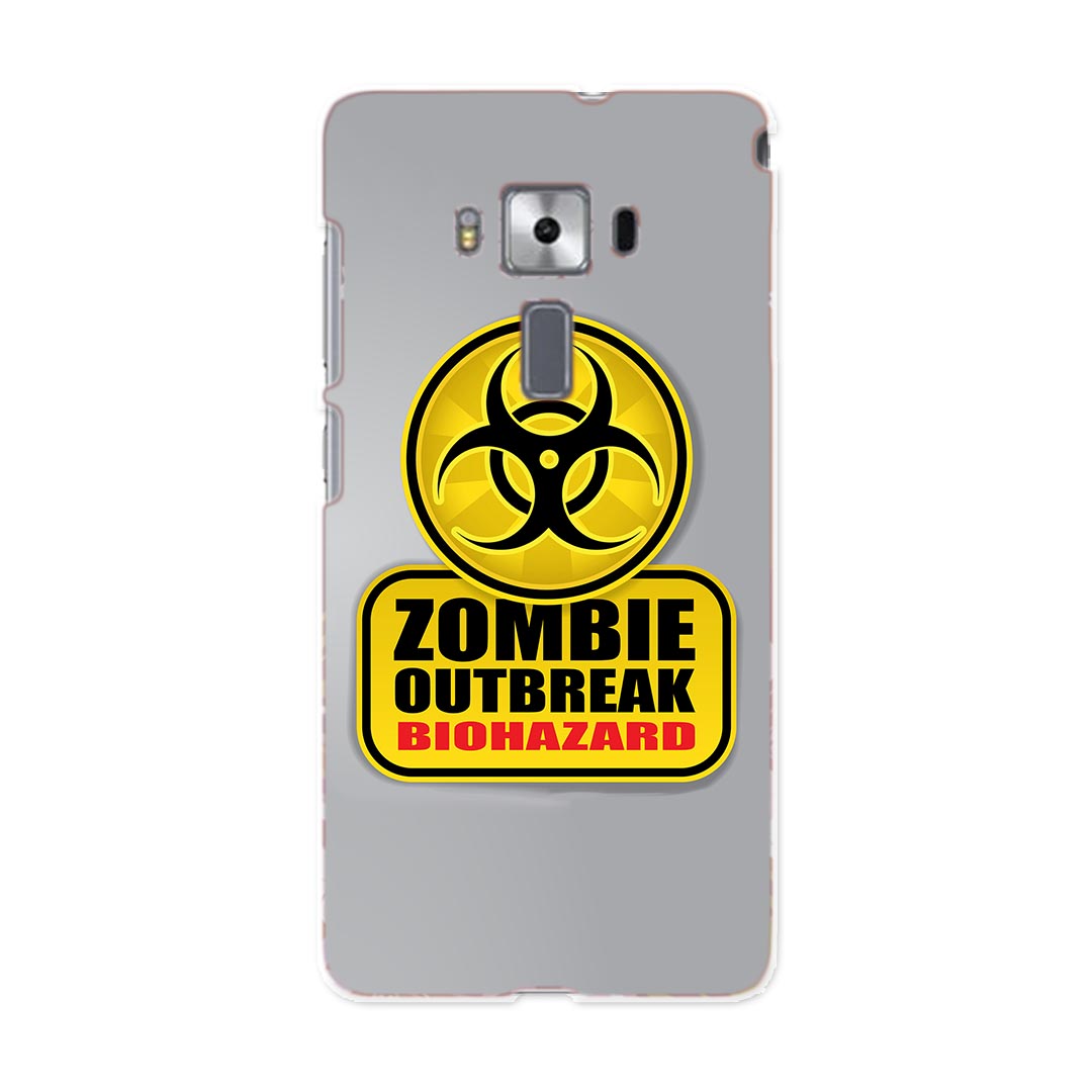 ZenFone 3 Deluxe ZS570KL simfree SIMフリー スマホ カバー スマホケース スマホカバー PC ハードケース 標識 ゾンビ バイオハザード ユニーク 001180