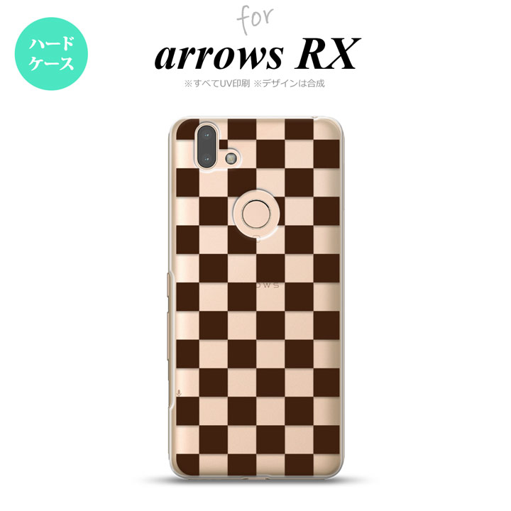 arrows RX ケース ハードケース スクエア 茶 nk-arrx-032