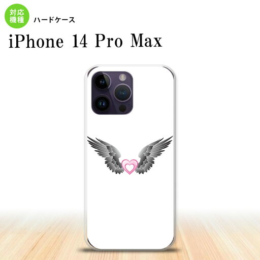 iPhone14 ProMax iPhone14 Pro Max スマホケース 背面ケース ハードケース 黒翼 ハート 白 ピンク 2022年 9月発売 nk-i14pm-469 iPhone14 ProMax iPhone14 Pro Max スマホケース 背面ケース ハードケース 黒翼 ハート 白 ピンク 2022年 9月発売 nk-i14pm-469
