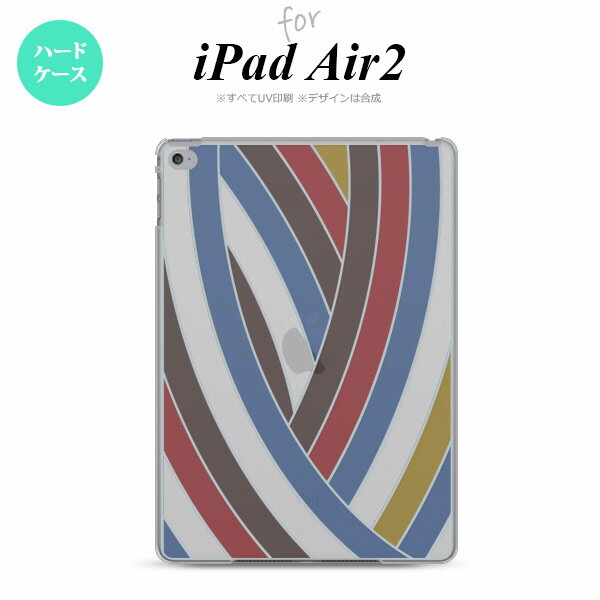 【メール便 送料無料】 iPad Air2 ケース タブレットケース アイパッド エアー2 iPad Air 2 スマホケース カバー アイパッド エアー 2 帯 レッドブルー ステンドグラス風 おしゃれ nk-ipadair2-sg17