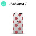 iPod touch 第7世代 ケース 第6世代 ハードケース ドット 水玉 A スモーク ピンク nk-ipod7-009