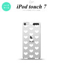 iPod touch 第7世代 ケース 第6世代 ハードケース ハート A 白 nk-ipod7-019