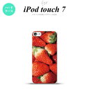 iPod touch 第7世代 ケース 第6世代 ハードケース 苺 イチゴ 写真 赤 nk-ipod7-040